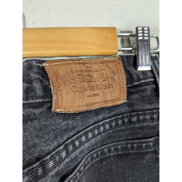 Vintage CK Calvin Klein High Waist Straight Jeans Women's Size 14 - Picture 4 of 6